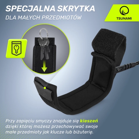 Bezpečnostní šňůra k SUP desce TSUNAMI 3 m