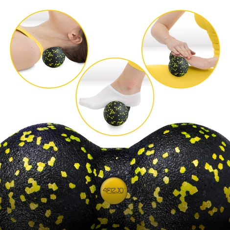 Sada masážních míčků a válců EPP 3 ks.