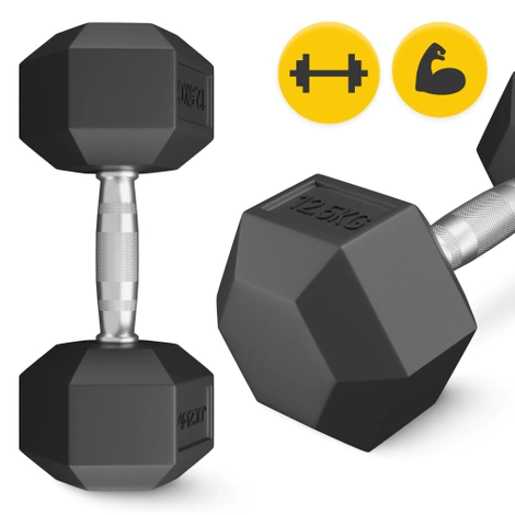 Ocelová činka HEX 1 x 12,5 kg