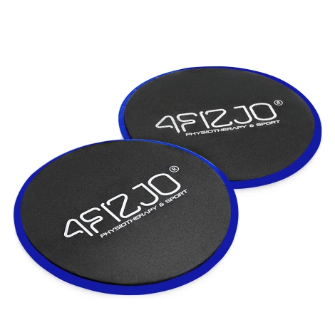 Klouzavé disky na cvičení SLIDE 2 ks. modré