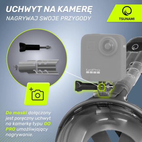 Potápěčská celoobličejová maska TSUNAMI S/M