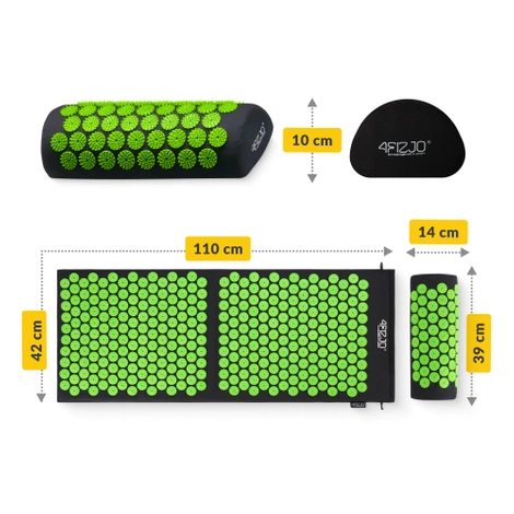 Velká akupresurní podložka s polštářem XL