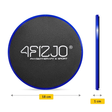 Klouzavé disky na cvičení SLIDE 2 ks. modré