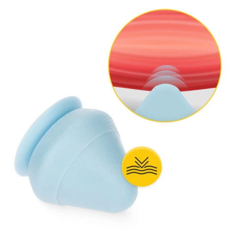 Masážní kužel na zeď modrý