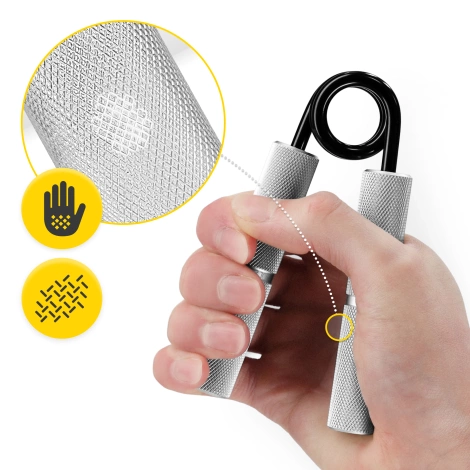 Kovový posilovač zápěstí 45 kg