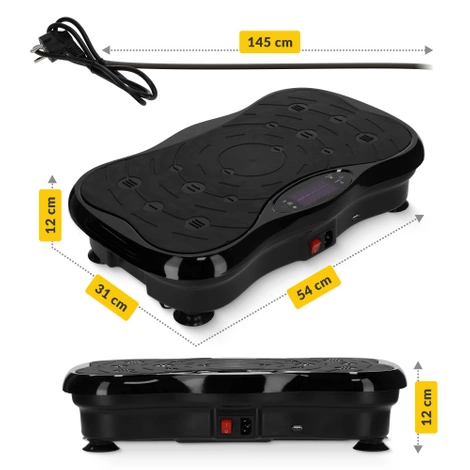 Vibrační plošina na cvičení ULTRA+ černá