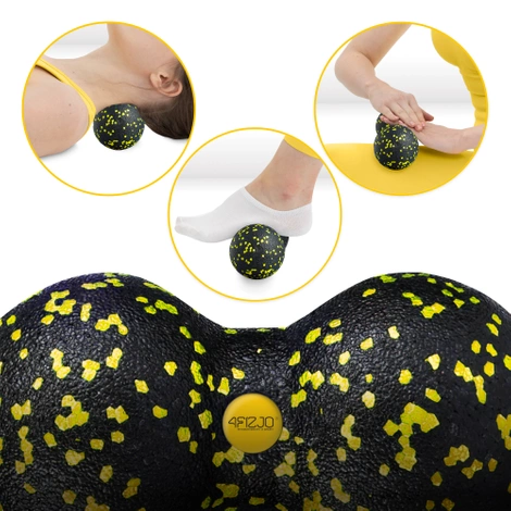 Dvojitý masážní míč EPP 8 cm