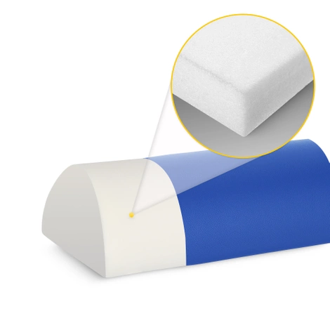 Rehabilitační masážní půlválec modrý