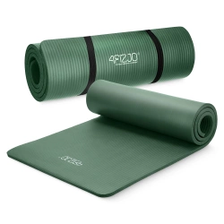 Podložka na cvičení YOGA MAT NBR 180 × 60 × 1 cm šalvějově zelená