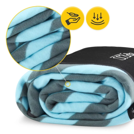 Pikniková deka s izolační vrstvou 200 x 200 cm rybí kost