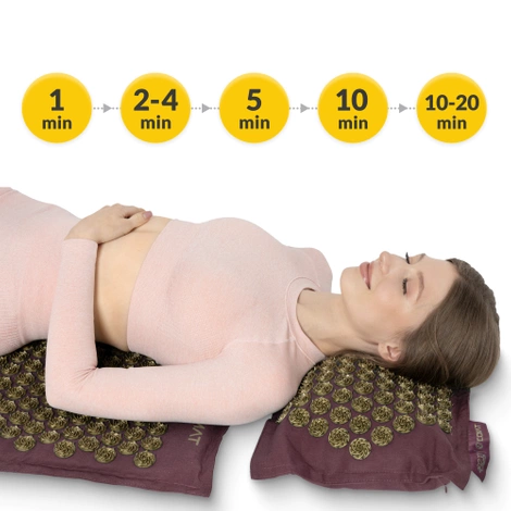 ECO akupresurní podložka s pohankovými slupkami a kokosem