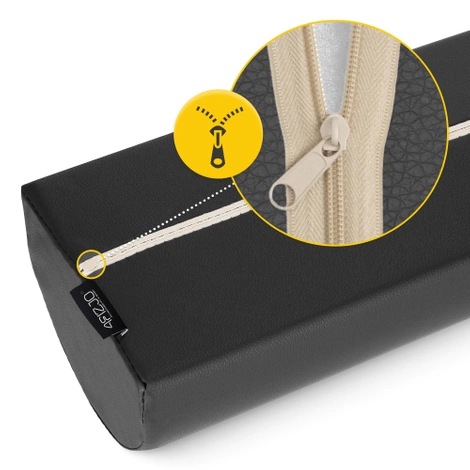 Rehabilitační masážní půlválec černý