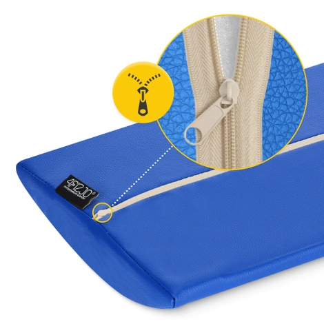 Rehabilitační masážní půlválec modrý