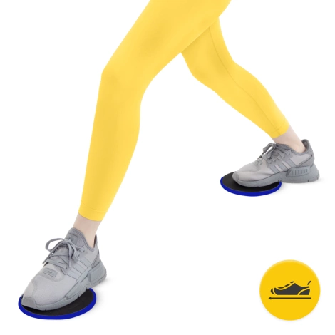 Klouzavé disky na cvičení SLIDE 2 ks. modré