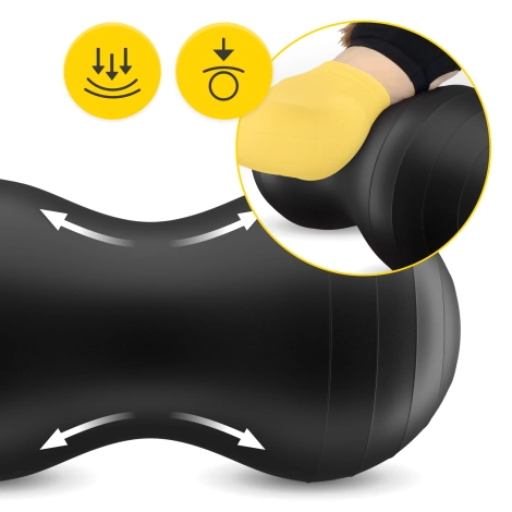 Rehabilitační míč PEANUT AIR BALL černý