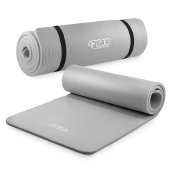 Podložka na cvičení YOGA MAT NBR 1 cm 180 × 60 × 1 cm šedá