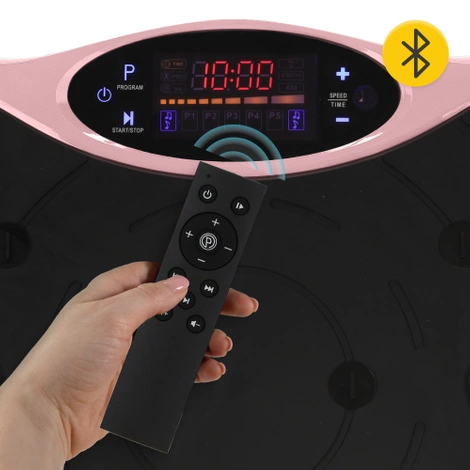 Vibrační plošina na cvičení ULTRA+ růžová