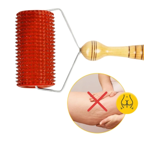 Masážní váleček Lyapko 5,0 bez niklu červený