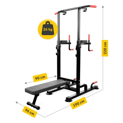 Multifunkční bradla s lavicí PRO+