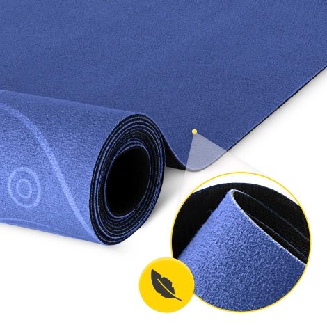Semišová podložka na jógu a cvičení 1,5 mm