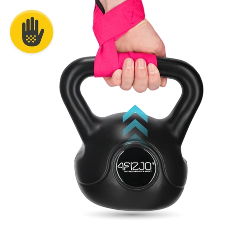 Posilovací trhačky na mrtvý tah Deadlift Straps růžové