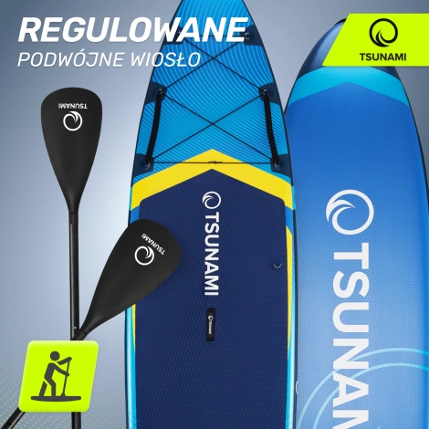 Nafukovací paddleboard SUP PRO TSUNAMI 350 cm T13 modrý