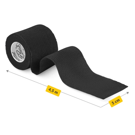 Kohezivní obinadlo 4,5 m x 5 cm černé