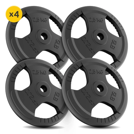 Litinové závaží 4 x 2,5 kg