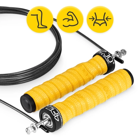 Boxerské švihadlo se zátěží 3 m žluté