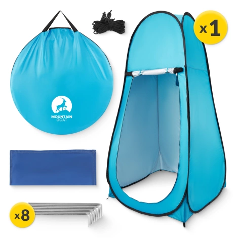 Plážový převlékací stan Mountain Goat modrý