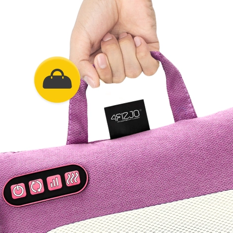 Masážní polštář s vyhříváním LITE fialový