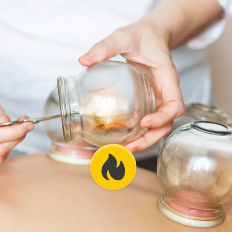 Masážní baňky vakuové 12 ks.