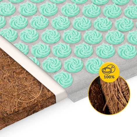 ECO Akupresurní podložka s pohankovými slupkami a kokosem