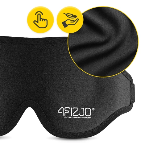 Hedvábná maska na spaní 3D