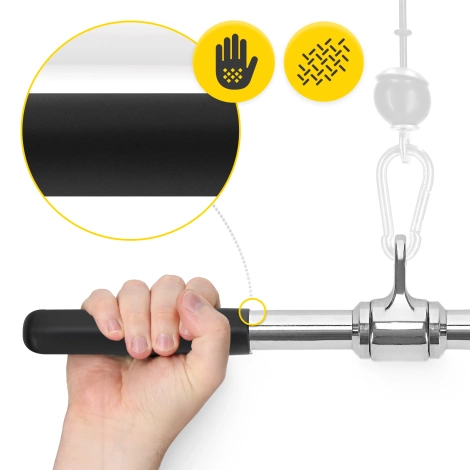 Adaptér triceps rovný otočný 50 cm