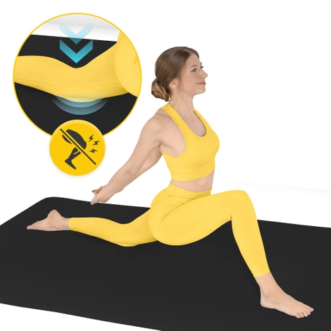 Velká protiskluzová podložka na cvičení TPE 2 cm