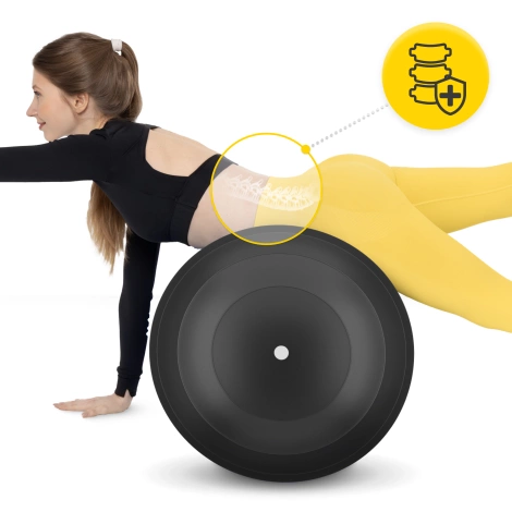 Rehabilitační míč PEANUT AIR BALL černý