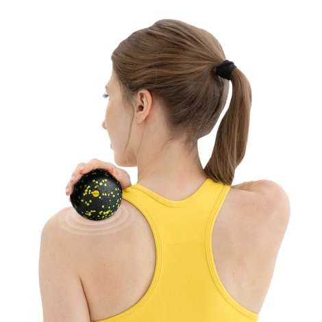 Masážní míček EPP 12 cm žlutý