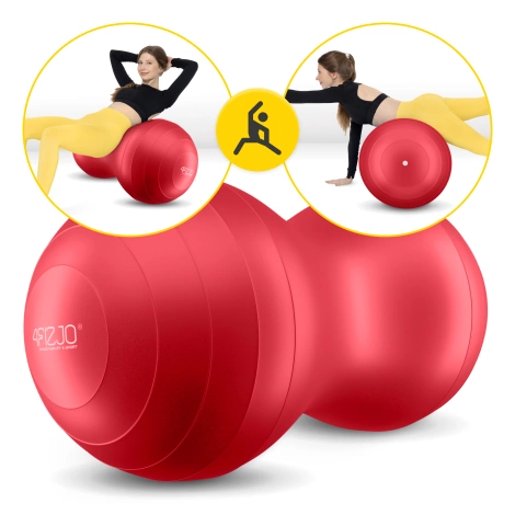 Rehabilitační míč PEANUT AIR BALL červený