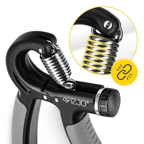 Nastavitelný posilovač zápěstí šedý