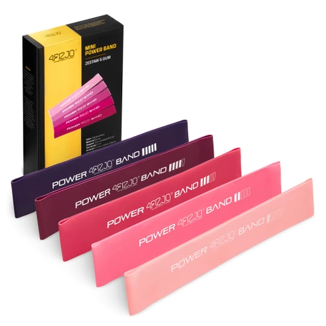 Sada odporových gum MINI POWER BAND 5 ks.
