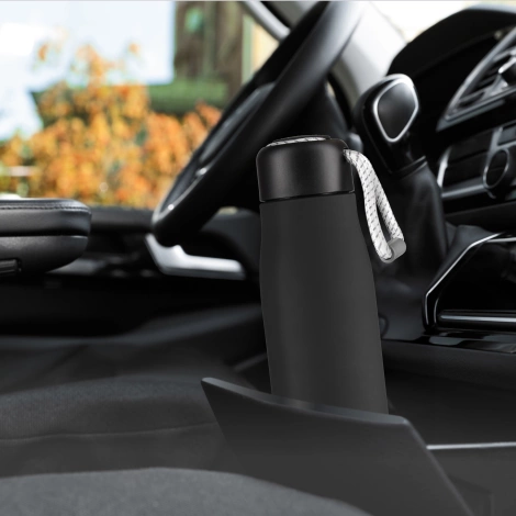 Termoláhev 540 ml s páskem černá