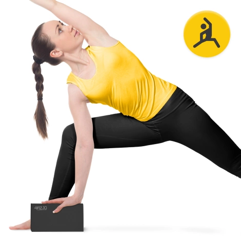 Pěnový blok na jógu černý