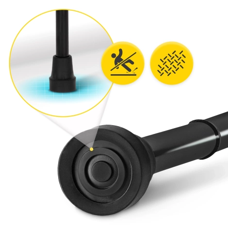 Duralová hůl s dřevěnou rukojetí