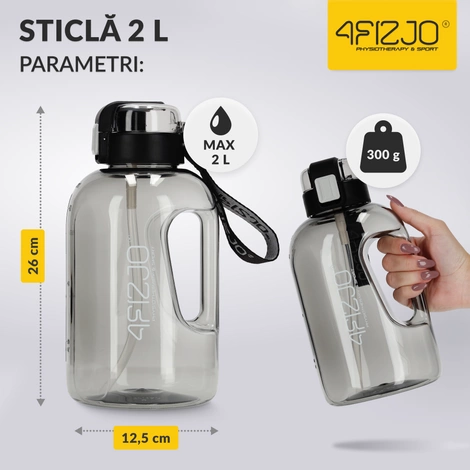 Sportovní láhev na vodu 2 L