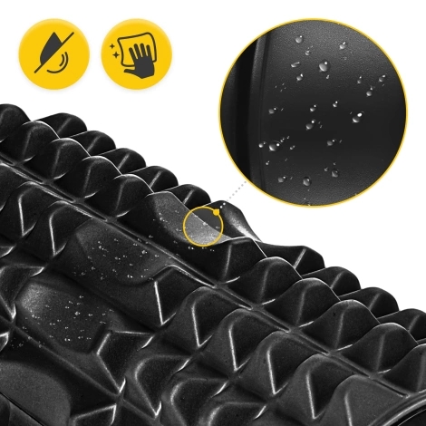 Masážní válec s výstupky EVA 33 cm černý