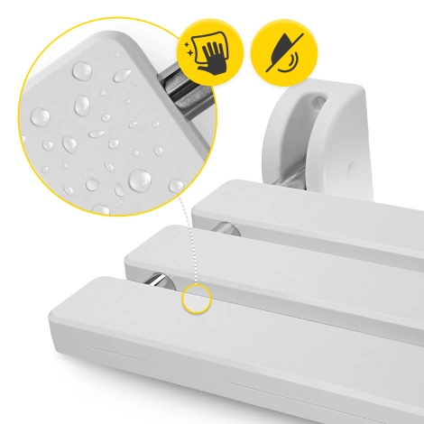 Skládací sprchové sedátko nástěnné