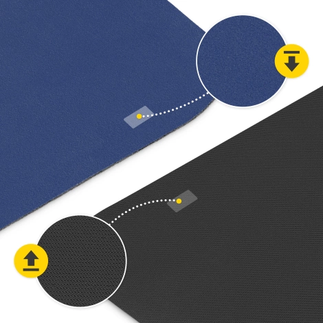 Semišová podložka na jógu a cvičení 1,5 mm