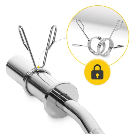 Pružinové uzávěry na olympijskou osu 50 mm 2 ks.