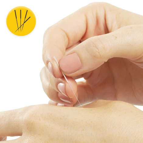 Akupunkturní jehly s trubičkou 100 ks. 0,25 x 30 mm